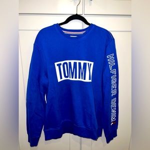 Royal Blue Tommy Hilfiger Men’s Sweatshirt Large Excellent Condition